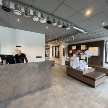 Ventilatieshop hal