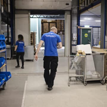Ventilatieshop magazijn