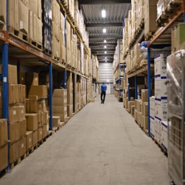 Ventilatieshop magazijn dozen